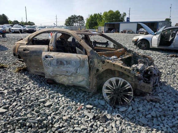 2018 Mercedes-Benz CLA 250 with VIN WDDSJ4GB8JN539691, listed as a Copart auction lot 56971715 with Not provided miles and Salvage title. Bid and sale history available at DreamBid. Image 4.