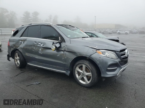 2018 Mercedes-Benz GLE 350 with VIN 4JGDA5HB4JB168775, listed as a Copart auction lot 55840605 with Not provided miles and Non repairable. Bid and sale history available at DreamBid. Image 4.