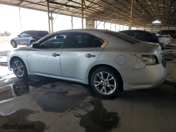 2014 Nissan Maxima 3.5 SV w/Premium Pkg with VIN 1N4AA5AP8EC910467, listed as a Copart auction lot 53306175 with 0 mi miles and Salvage Title. Bid and sale history available at carsss.com. Image 2.