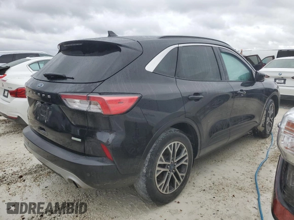 2020 Ford Escape SEL with VIN 1FMCU0H61LUB07822, listed as a Copart auction lot 73777834 with Not provided miles and Salvage title. Bid and sale history available at DreamBid. Image 3.