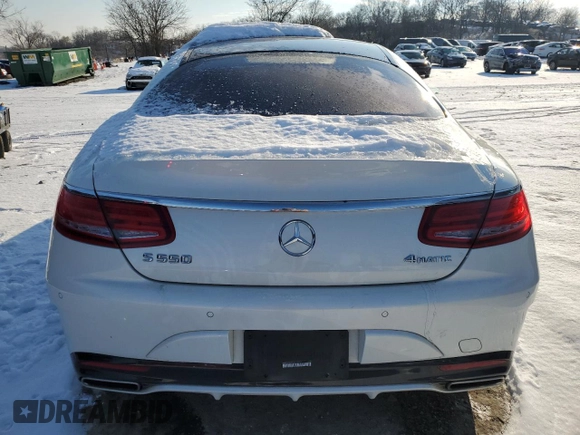 2016 Mercedes-Benz S-Class S 550 with VIN WDDXJ8FB2GA013717, listed as a Copart auction lot 87459944 with 105,512 mi miles and Salvage Title. Bid and sale history available at carsss.com. Image 6.