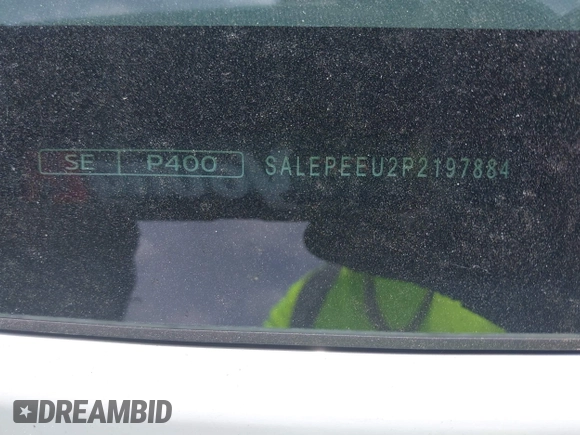 2023 Land Rover Defender SE with VIN SALEPEEU2P2197884, listed as a IAAI auction lot 42097877 with 15,492 mi miles and . Bid and sale history available at DreamBid. Image 9.