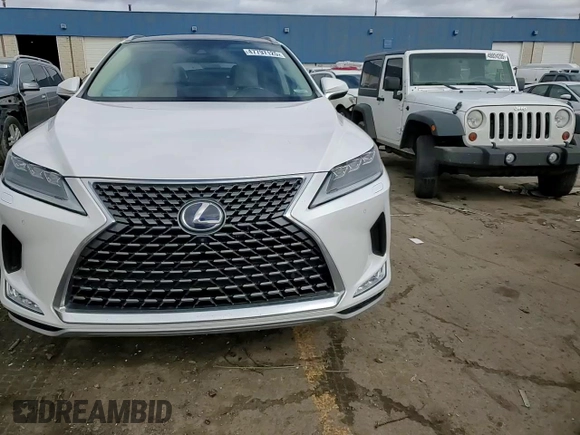 2021 Lexus RX 450h with VIN 2T2JGMDA3MC068830, listed as a Copart auction lot 47797125 with 81,622 mi miles and Non repairable. Bid and sale history available at DreamBid. Image 10.