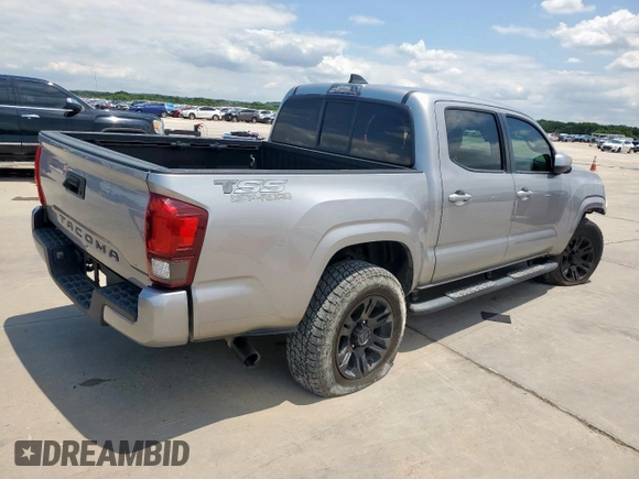2021 Toyota Tacoma SR with VIN 5TFAX5GN2MX193408, listed as a Copart auction lot 57610355 with 51,557 mi miles and Salvage title. Bid and sale history available at DreamBid. Image 3.