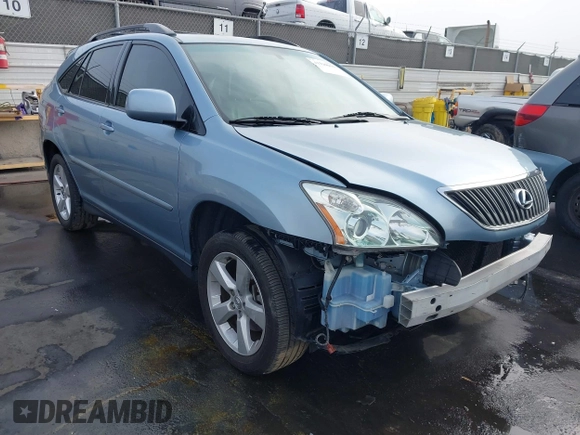 2005 Lexus RX 330 with VIN JTJGA31UX50048463, listed as a IAAI auction lot 41226260 with 76,778 mi miles and . Bid and sale history available at DreamBid. Image 1.