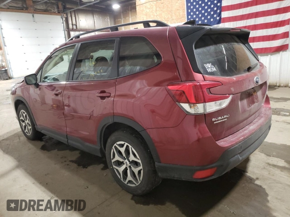 2024 Subaru Forester Premium with VIN JF2SKACC0RH491538, listed as a Copart auction lot 43653365 with 4,512 mi miles and Salvage Title. Bid and sale history available at carsss.com. Image 2.