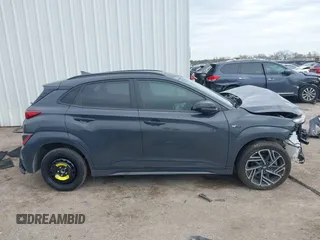 2023 Hyundai Kona N Line with VIN KM8K33A35PU994721, listed as a IAAI auction lot 41055017 with 58,933 mi miles. Bid and sale history available at carsss.com. Image 13.