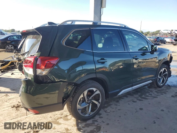 2023 Subaru Forester Touring with VIN JF2SKARC9PH528817, listed as a Copart auction lot 85892314 with 4,399 mi miles and Salvage Title. Bid and sale history available at carsss.com. Image 3.