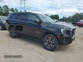 2023 GMC Yukon AT4 with VIN 1GKS2CKD7PR173027, listed as a Copart auction lot 73471844 with 55,318 mi miles and Salvage Title. Bid and sale history available at carsss.com. Image 4.