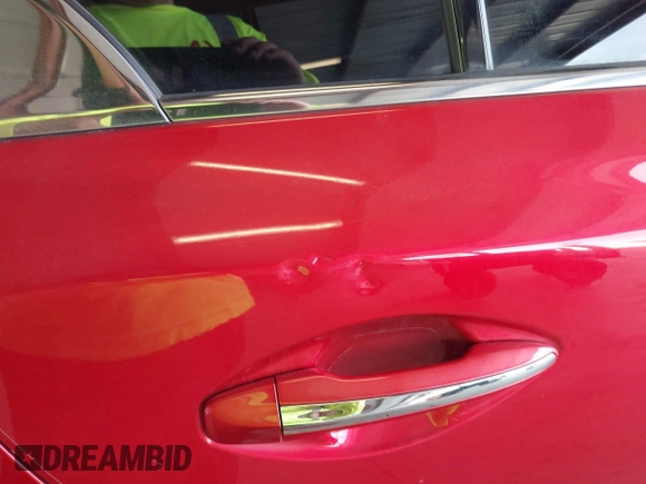 2018 Infiniti Q50 Red Sport 400 with VIN JN1FV7AR6JM481502, listed as a IAAI auction lot 41622523 with 74,097 mi miles and . Bid and sale history available at DreamBid. Image 6.