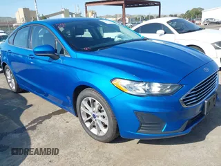 2020 Ford Fusion SE with VIN 3FA6P0HD6LR128539, listed as a IAAI auction lot 42169181 with 52,214 mi miles. Bid and sale history available at carsss.com. Image 1.