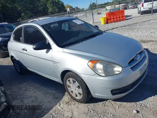 2007 Hyundai Accent GS with VIN KMHCM36C47U003261, listed as a IAAI auction lot 40883034 with 108,725 mi miles. Bid and sale history available at carsss.com. Image 1.