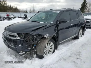 2012 Toyota Highlander Limited with VIN JTEDC3EH9C2006974, listed as a Copart auction lot 44950675 with 335,394 mi miles and Salvage title. Bid and sale history available at DreamBid. Image 1.