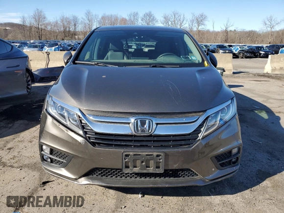 2019 Honda Odyssey EX-L with VIN 5FNRL6H7XKB066983, listed as a Copart auction lot 51290955 with 23,731 mi miles and Salvage Title. Bid and sale history available at carsss.com. Image 5.