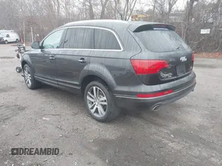 2014 Audi Q7 Premium Plus with VIN WA1LMAFE3ED016102, listed as a IAAI auction lot 40954158 with 129,143 mi miles and . Bid and sale history available at DreamBid. Image 3.