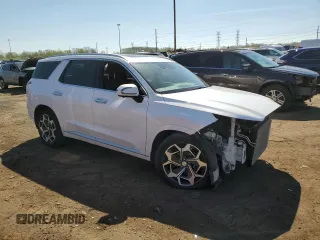 2021 Hyundai Palisade Calligraphy z VIN KM8R7DHE7MU179173, wystawiony jako Copart lot #54017325 z przebiegiem 67 873 mil mil oraz Szkoda całkowita • Salvage title. Historia ofert i sprzedaży dostępna na DreamBid. Obrazek 4.