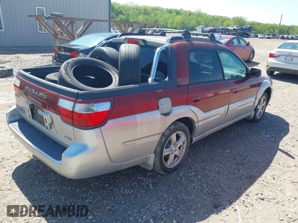 2003 Subaru Baja with VIN 4S4BT61CX37107186, listed as a IAAI auction lot 42132989 with 247,000 mi miles and . Bid and sale history available at DreamBid. Image 4.