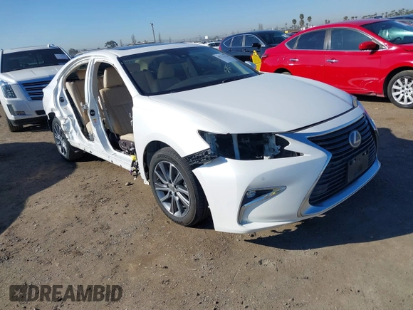 2018 Lexus ES with VIN JTHBW1GG1J2168184, listed as a IAAI auction lot 41755174 with 129,851 mi miles. Bid and sale history available at carsss.com. Image 1.