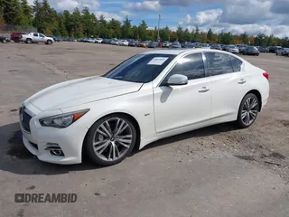 2017 Infiniti Q50 3.0t Premium with VIN JN1EV7AR4HM831716, listed as a IAAI auction lot 40413889 with 56,402 mi miles. Bid and sale history available at carsss.com. Image 19.