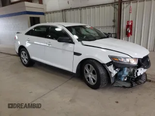 2018 Ford Police Interceptor Sedan with VIN 1FAHP2L85JG114330, listed as a Copart auction lot 45556445 with 106,435 mi miles and Salvage Title. Bid and sale history available at carsss.com. Image 4.