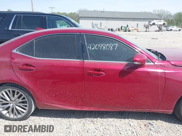 2015 Lexus IS 250 with VIN JTHCF1D22F5018278, listed as a IAAI auction lot 42098087 with 155,767 mi miles and . Bid and sale history available at DreamBid. Image 13.