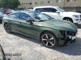 2022 Audi A5 Sportback S line Premium Plus with VIN WAUFACF50NA040198, listed as a Copart auction lot 55661703 with 5,118 mi miles. Bid and sale history available at carsss.com. Image 4.