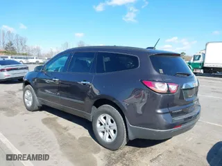 2017 Chevrolet Traverse LS with VIN 1GNKRFED9HJ252517, listed as a IAAI auction lot 41876709 with 62,241 mi miles. Bid and sale history available at carsss.com. Image 3.