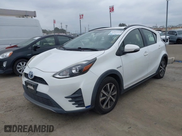 2018 Toyota Prius One with VIN JTDKDTB3XJ1599748, listed as a IAAI auction lot 42054106 with 81,947 mi miles and . Bid and sale history available at DreamBid. Image 2.