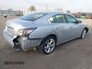 2012 Nissan Maxima SV with VIN 1N4AA5AP8CC866483, listed as a IAAI auction lot 41823966 with 93,535 mi miles and . Bid and sale history available at DreamBid. Image 4.