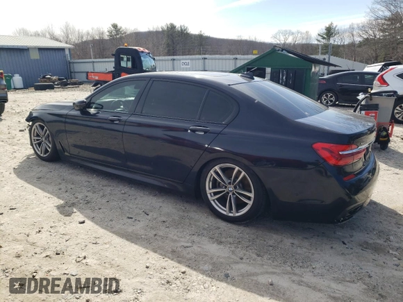 2019 BMW 7 Series 740i xDrive с VIN WBA7E4C51KGV70305, выставлен на аукционе Copart как лот 50009705 с пробегом 129 427 миль миль и Списание • Salvage title. История ставок и продаж доступна на DreamBid. Изображение 2.