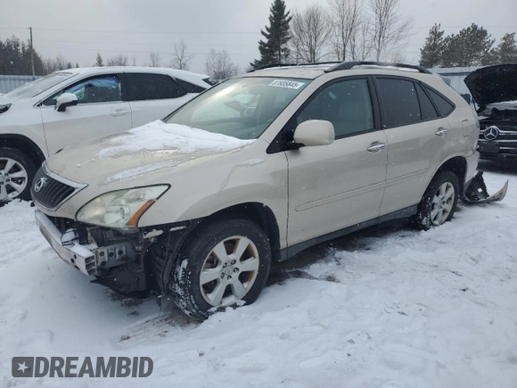 2008 Lexus RX 350 with VIN 2T2HK31UX8C060039, listed as a Copart auction lot 87805845 with 191,381 mi miles and Clean Title. Bid and sale history available at DreamBid. Image 1.