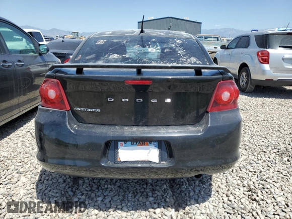 2014 Dodge Avenger SE with VIN 1C3CDZAB8EN222922, listed as a Copart auction lot 61455765 with 118,351 mi miles and Salvage title. Bid and sale history available at DreamBid. Image 6.