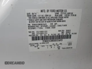 2014 Ford Flex SEL z VIN 2FMGK5C88EBD35693, wystawiony jako Copart lot #81798974 z przebiegiem 165 123 mil mil oraz Szkody całkowita. Historia ofert i sprzedaży dostępna na DreamBid. Obrazek 13.