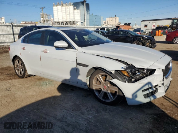 2017 Jaguar XE 25t Prestige with VIN SAJAE4BG3HA948634, listed as a Copart auction lot 79794924 with 74,017 mi miles and Salvage Title. Bid and sale history available at carsss.com. Image 4.