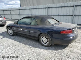 2001 Chrysler Sebring Limited with VIN 1C3EL65U01N711623, listed as a Copart auction lot 75607884 with 0 mi miles and Salvage Title. Bid and sale history available at carsss.com. Image 2.