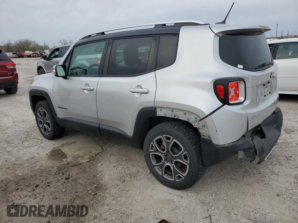 2017 Jeep Renegade Limited z VIN ZACCJBDB1HPF36429, wystawiony jako Copart lot #51438375 z przebiegiem 74 714 mil mil oraz Szkoda całkowita • Salvage title. Historia ofert i sprzedaży dostępna na DreamBid. Obrazek 2.