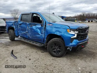 2022 Chevrolet Silverado 1500 LT Trail Boss with VIN 3GCUDFED7NG619475, listed as a Copart auction lot 78949174 with 14,068 mi miles and Salvage Title. Bid and sale history available at DreamBid. Image 4.