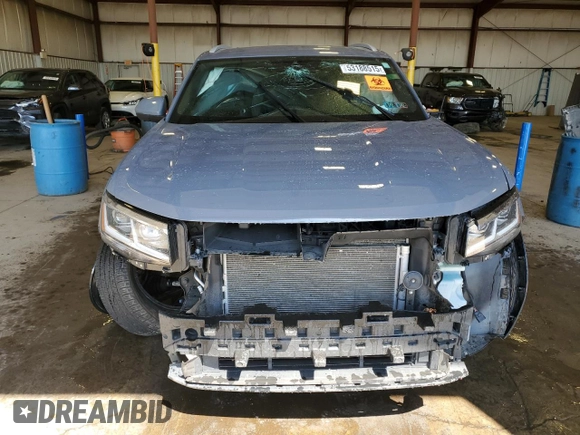 2021 Volkswagen Atlas SEL Premium with VIN 1V2TE2CA9MC235207, listed as a Copart auction lot 53188515 with Not provided miles and Salvage title. Bid and sale history available at DreamBid. Image 5.