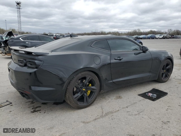 2019 Chevrolet Camaro 2SS with VIN 1G1FH1R76K0121331, listed as a Copart auction lot 49635485 with 64,287 mi miles and Salvage Title. Bid and sale history available at carsss.com. Image 3.