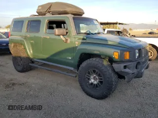 2006 Hummer H3 with VIN 5GTDN136468273891, listed as a Copart auction lot 86154524 with 177,495 mi miles and Salvage Title. Bid and sale history available at carsss.com. Image 4.