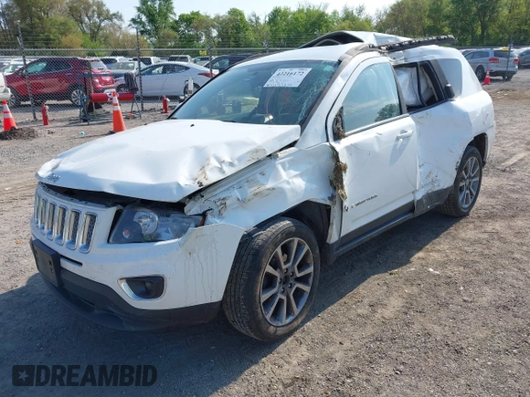 2016 Jeep Compass High Altitude z VIN 1C4NJDEB7GD657935, wystawiony jako IAAI lot #42216172 z przebiegiem 131 137 mil mil oraz . Historia ofert i sprzedaży dostępna na DreamBid. Obrazek 6.