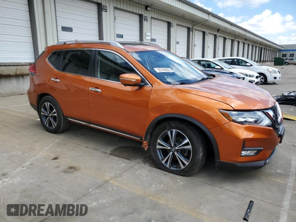 2017 Nissan Rogue SL с VIN JN8AT2MV1HW014354, выставлен на аукционе Copart как лот 55748095 с пробегом 105 631 миль миль и Списание • Salvage title. История ставок и продаж доступна на DreamBid. Изображение 4.