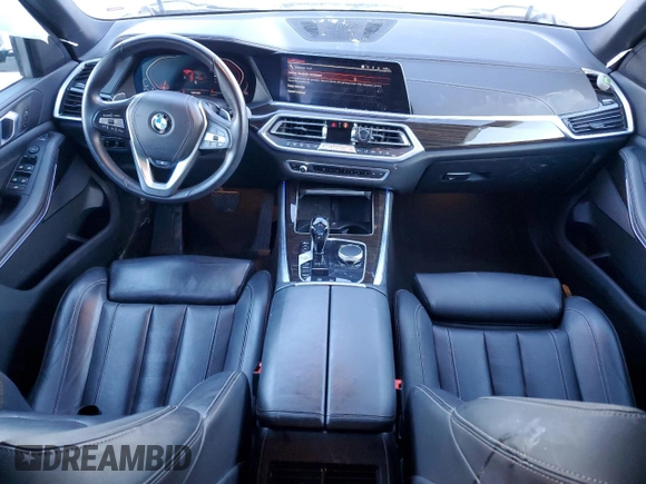 2020 BMW X5 xDrive40i with VIN 5UXCR6C02L9D56954, listed as a Copart auction lot 44769135 with 52,856 mi miles and Salvage title. Bid and sale history available at DreamBid. Image 8.