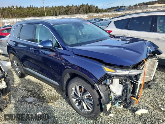 2020 Hyundai Santa Fe SEL with VIN 5NMS3CADXLH160622, listed as a Copart auction lot 71830452 with Not Provided miles. Bid and sale history available at carsss.com. Image 4.