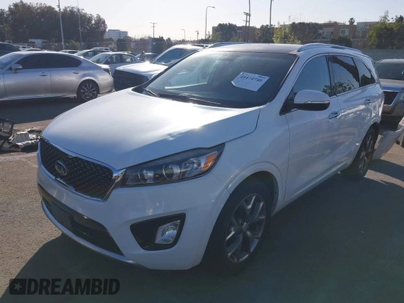 2016 Kia Sorento SX with VIN 5XYPK4A55GG083584, listed as a IAAI auction lot 41414740 with 58,035 mi miles. Bid and sale history available at carsss.com. Image 19.