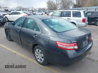 2010 Toyota Camry with VIN 4T1BF3EK6AU109720, listed as a IAAI auction lot 41938019 with 187,858 mi miles and . Bid and sale history available at DreamBid. Image 3.