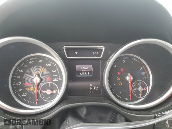 2016 Mercedes-Benz GLE 350 with VIN 4JGDA5JB7GA658779, listed as a Copart auction lot 51569725 with 129,818 mi miles and Salvage title. Bid and sale history available at DreamBid. Image 9.