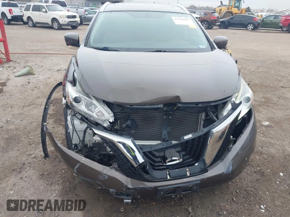 2018 Nissan Murano Platinum with VIN 5N1AZ2MG3JN187408, listed as a IAAI auction lot 41536060 with 76,476 mi miles. Bid and sale history available at carsss.com. Image 6.
