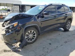 2019 Jeep Cherokee Latitude Plus z VIN 1C4PJLLB5KD110886, wystawiony jako Copart lot #51646515 z przebiegiem 54 691 mil mil oraz Szkoda całkowita • Salvage title. Historia ofert i sprzedaży dostępna na DreamBid. Obrazek 1.