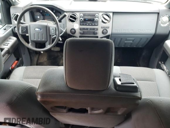 2014 Ford F-250 XL with VIN 1FT7W2B66EEA95457, listed as a Copart auction lot 59625155 with 118,040 mi miles and Salvage title. Bid and sale history available at DreamBid. Image 8.